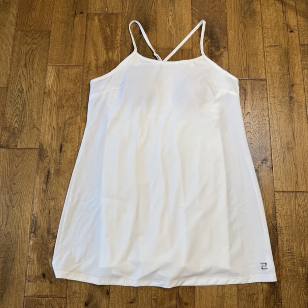 Elegant White Spaghetti Strap Dress